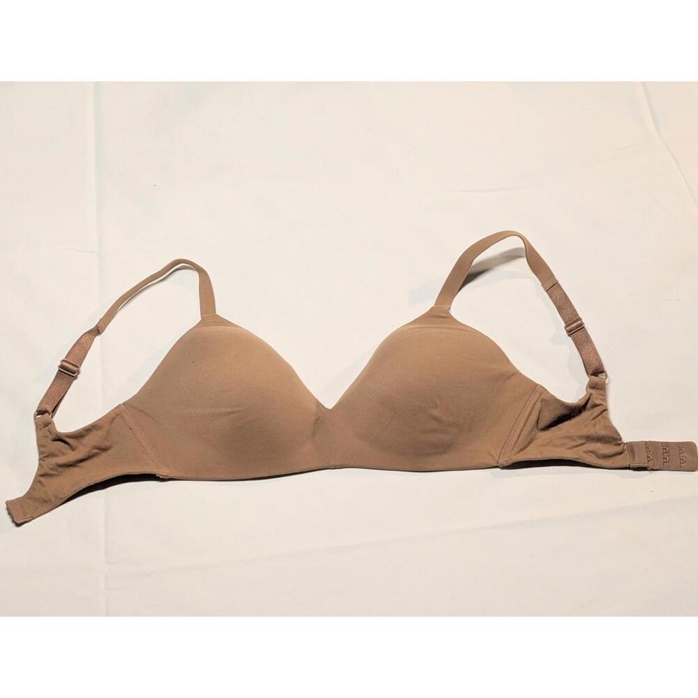 Wacoal 32DD Molded Padded Wireless Mocha Bra EUC - Picture 2 of 6